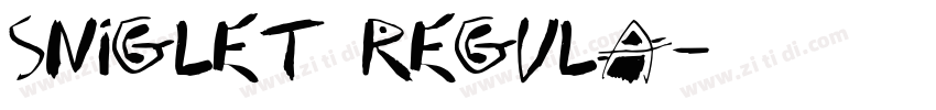 Sniglet Regula字体转换